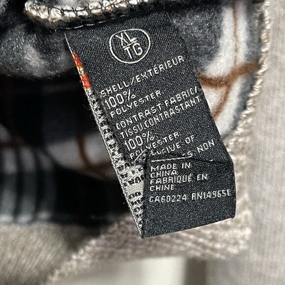 Buffalo David Bitton Fleece Plaid Lined Pullover Jumper Sweater Size XL - Picture 5 of 7